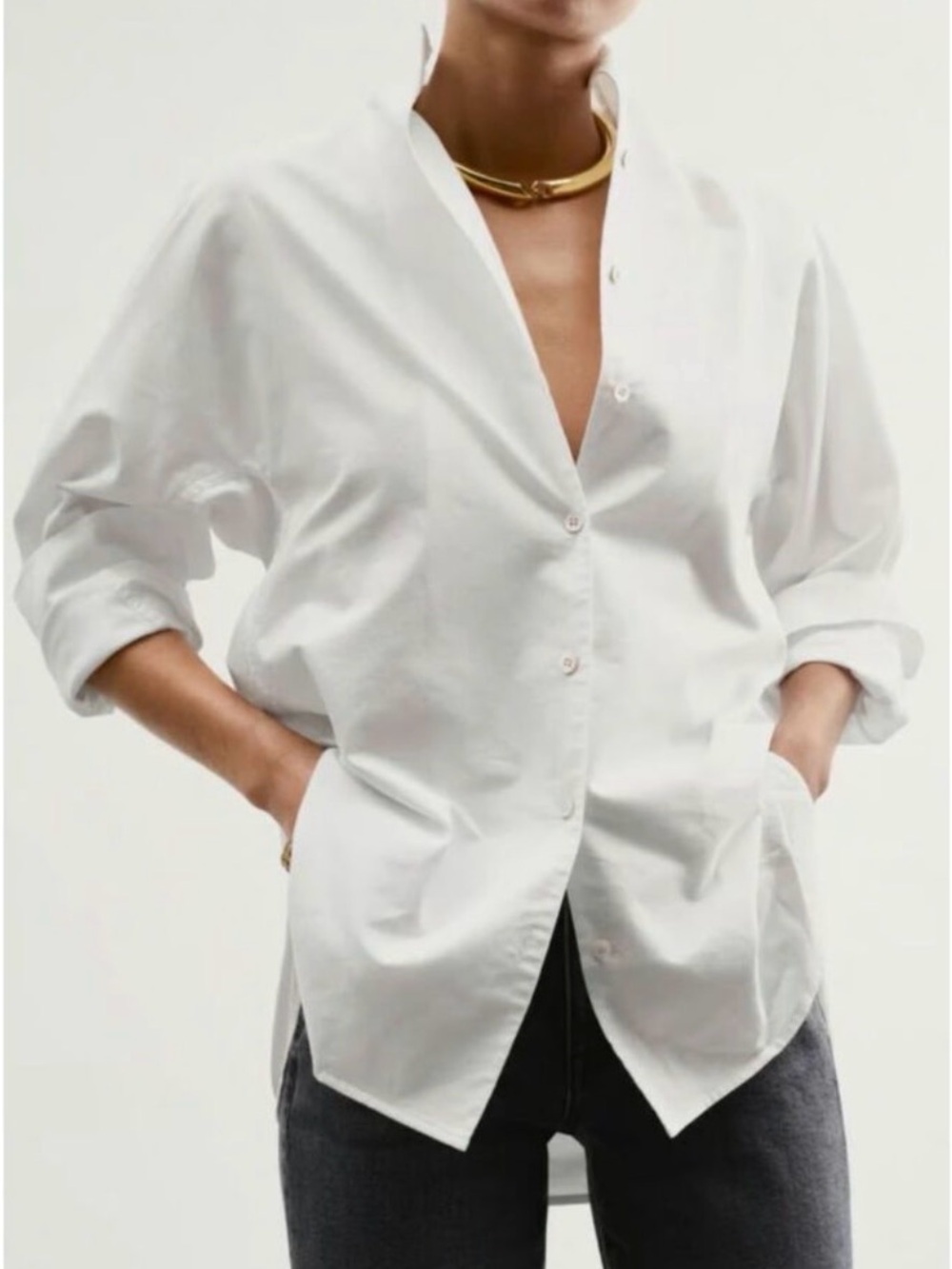 AYR The Tate Button Down Shirt Oxford White Women's Size Small
New With Tags